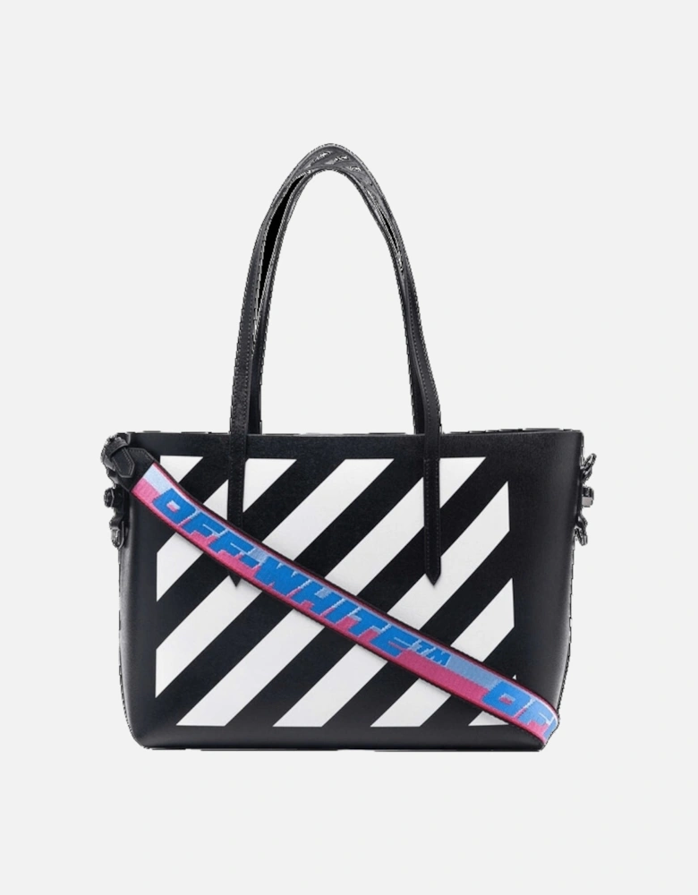 Off White Binder Black Tote Bag