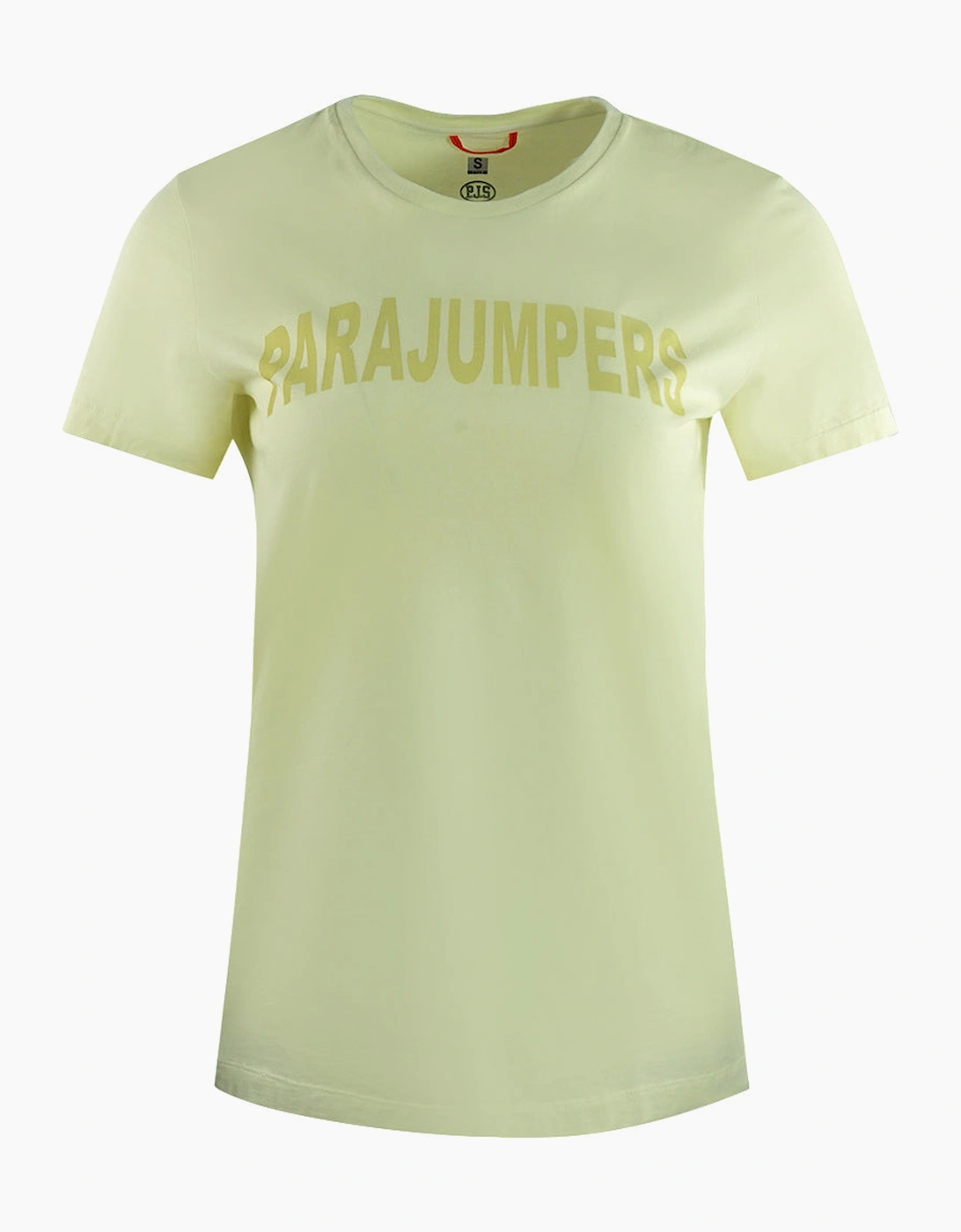 Parajumpers Women's Parajumpers Cristie Brand Logo Tender Yellow T Shirt - Green