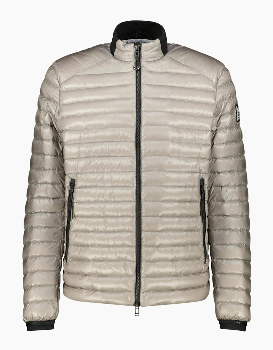 Men's Belstaff Airframe Beige Down Filled Jacket - Grey - Size: Regular/36