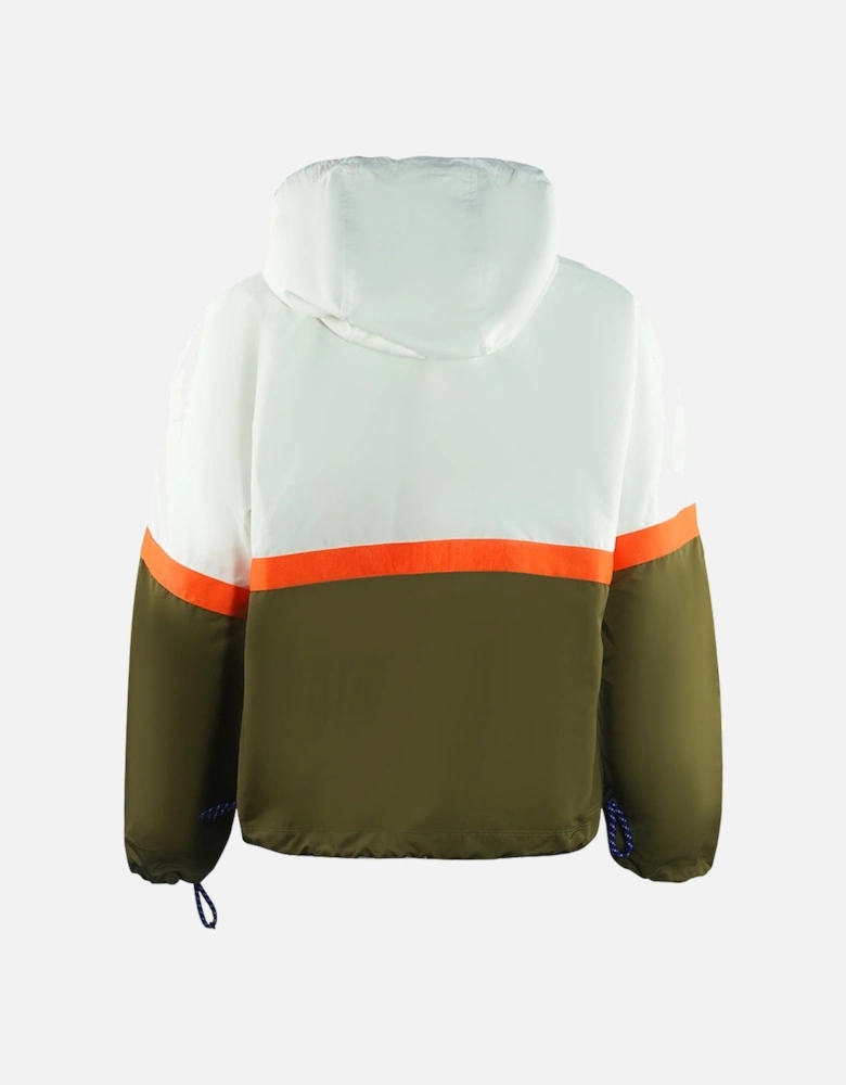 Dezi Pull Over Colourblock Green Windbreaker Jacket