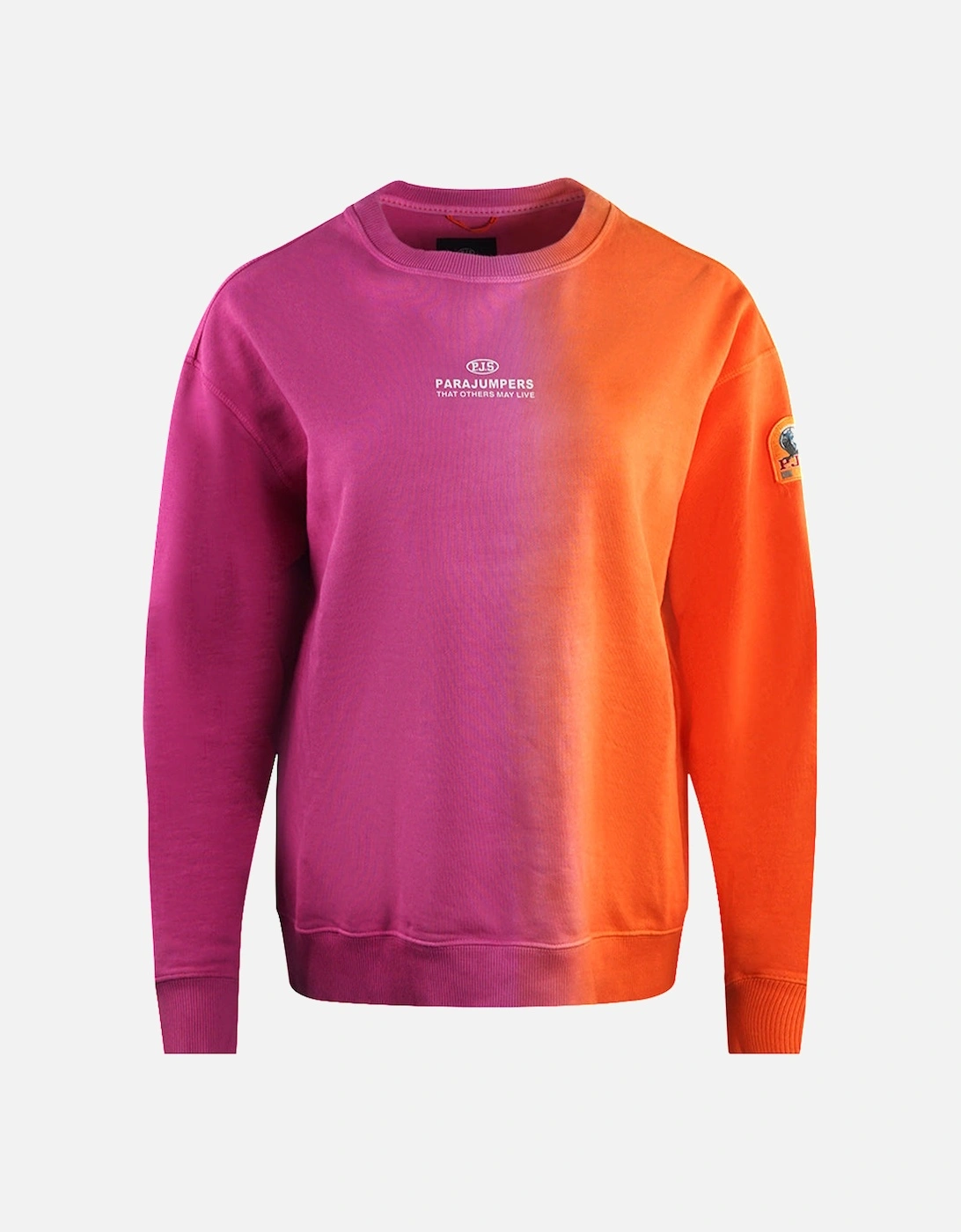 Augusta Split Pink / Sun Orange Sweatshirt, 4 of 3