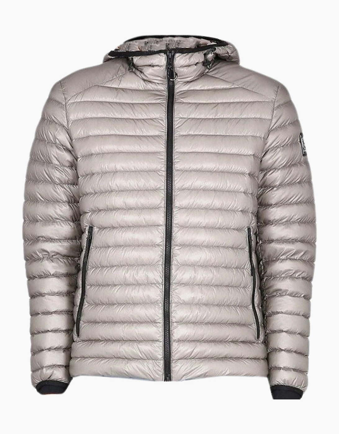 Men's Belstaff Airspeed Beige Down Filled Jacket - Grey - Size: 48/Regular