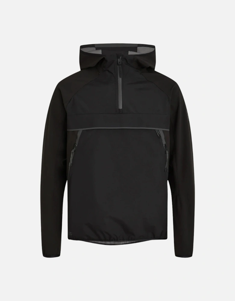 Airside Half-Zip Pullover Black Jacket