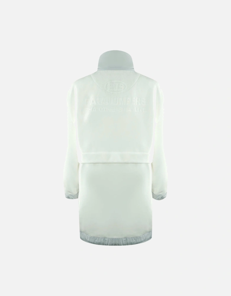 Oum White Long Pull-Over Jumper