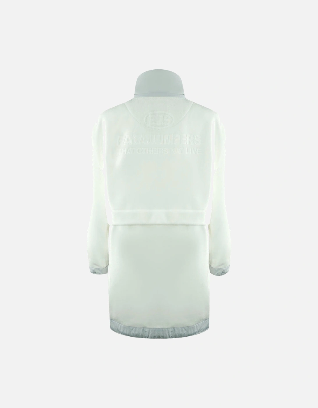 Oum White Long Pull Over Jumper