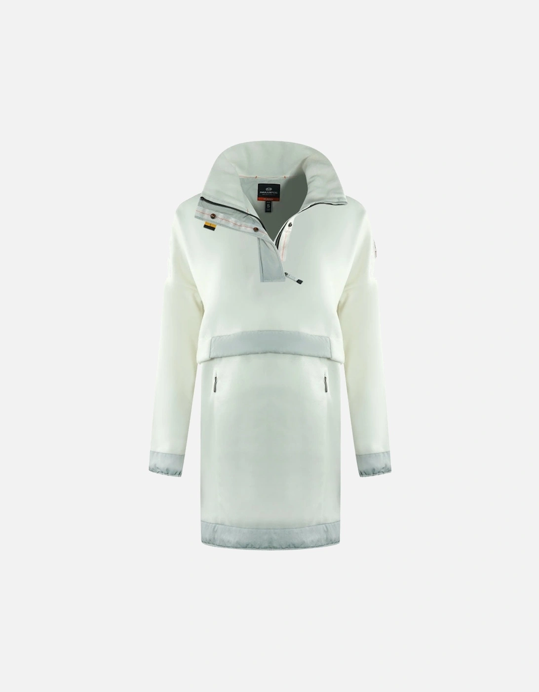 Oum White Long Pull-Over Jumper