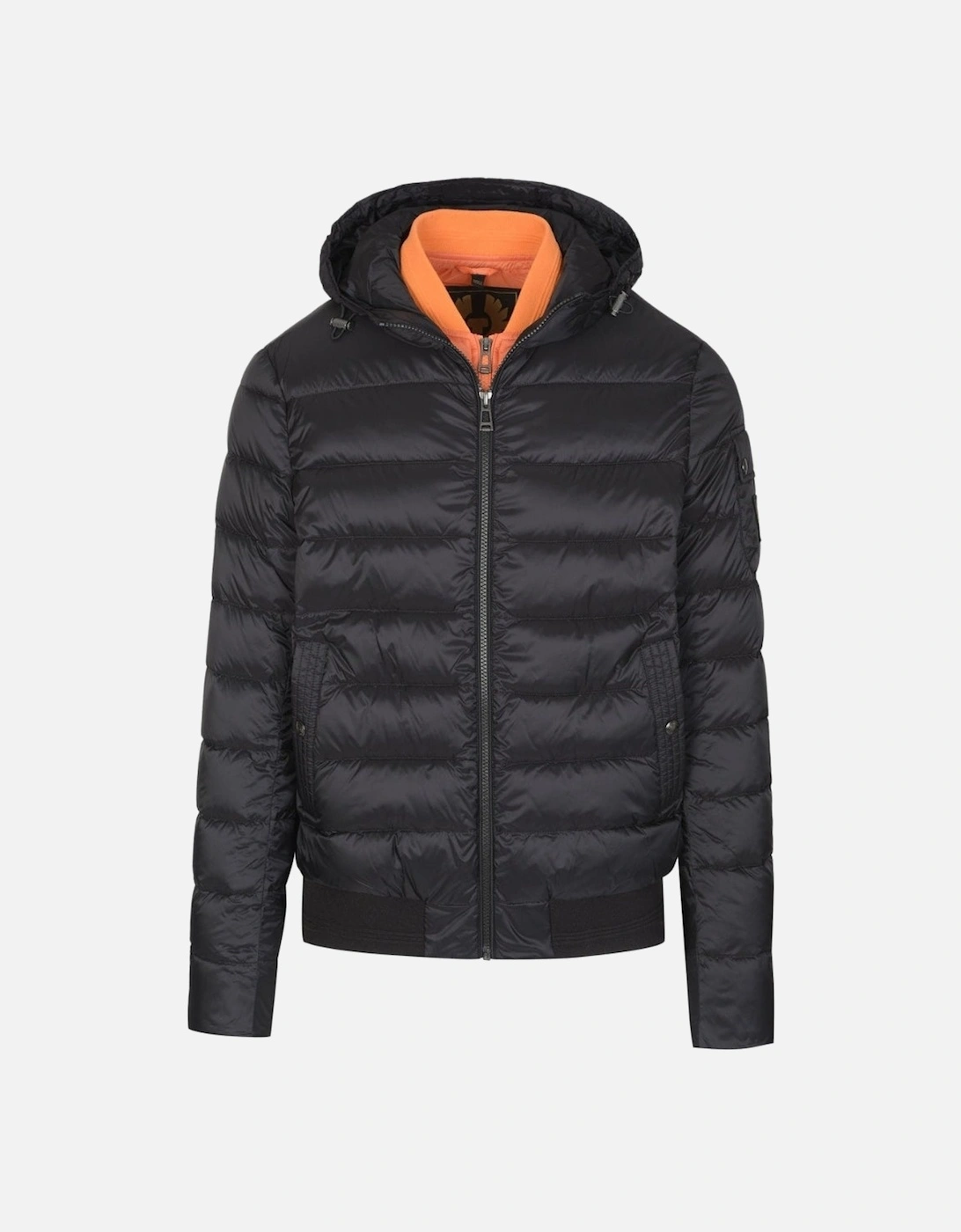 Stadia Signal Orange Detail Black Down Filled Jacket, 4 of 3