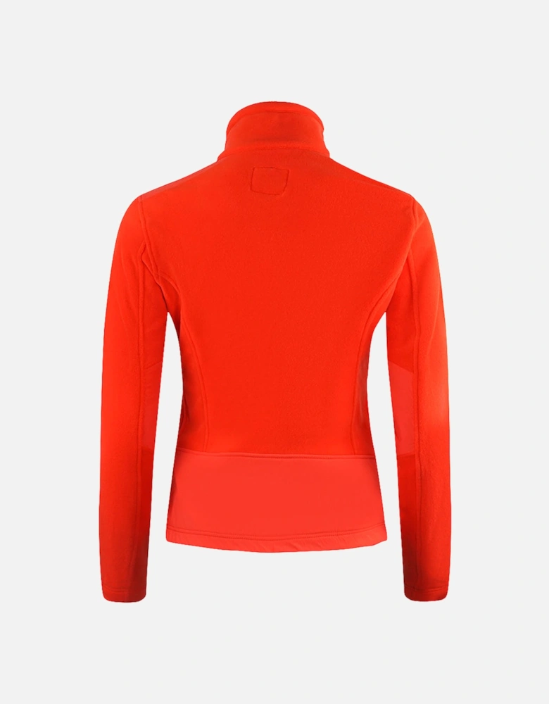 Ariane Carrot Red Zip-Up Jumper