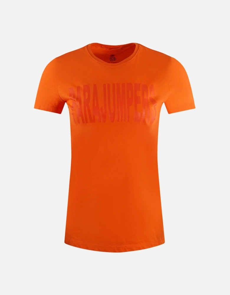 Fede Brand Logo Orange T-shirt