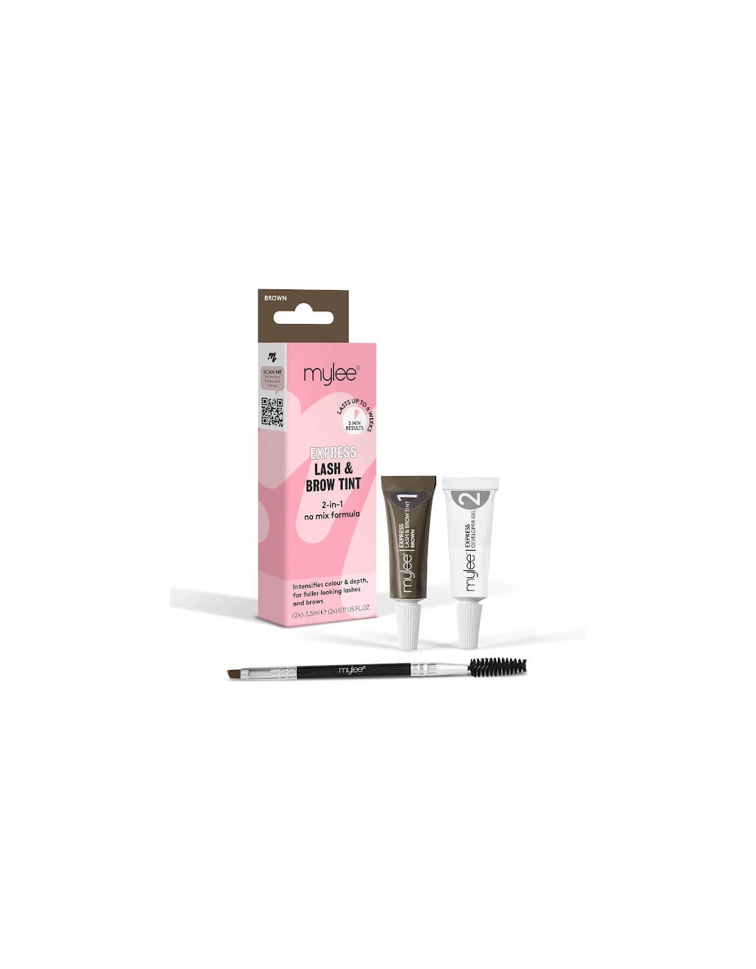 Express 2 in 1 Lash and Brow Tint - Brown, 2 of 1