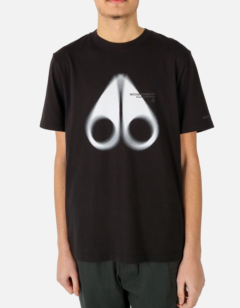 Maurice Spray Logo Black Tee