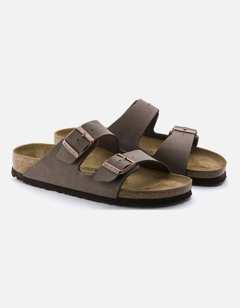 Birkenstock Women's Arizona Birko-Flor Nubuck Narrow Fit Mocha