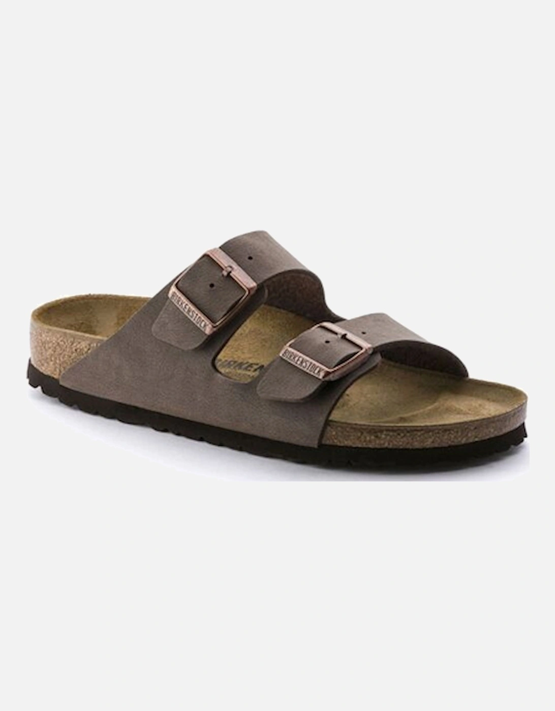 Birkenstock Women's Arizona Birko-Flor Nubuck Narrow Fit Mocha