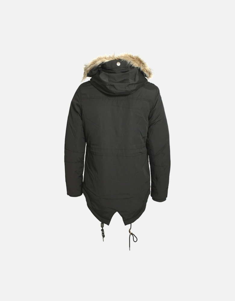 Myles Parka Jacket | Charcoal