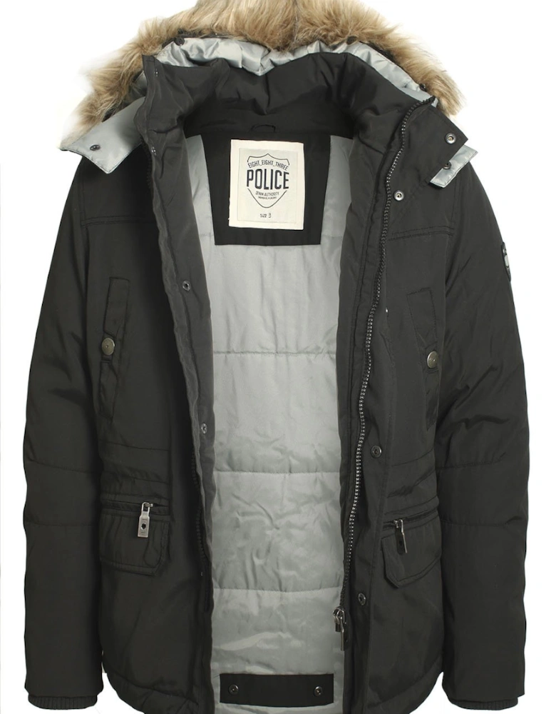 Myles Parka Jacket | Charcoal