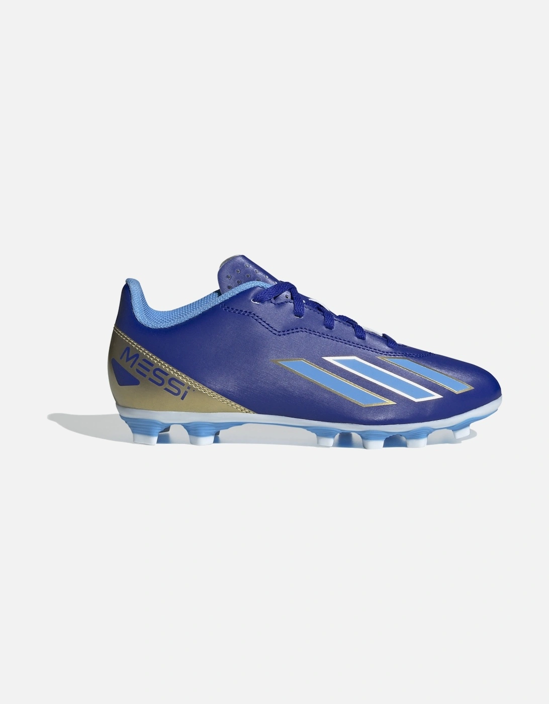Juniors Messi X CrazyFast Club FXG Football Boots (Blue), 9 of 8