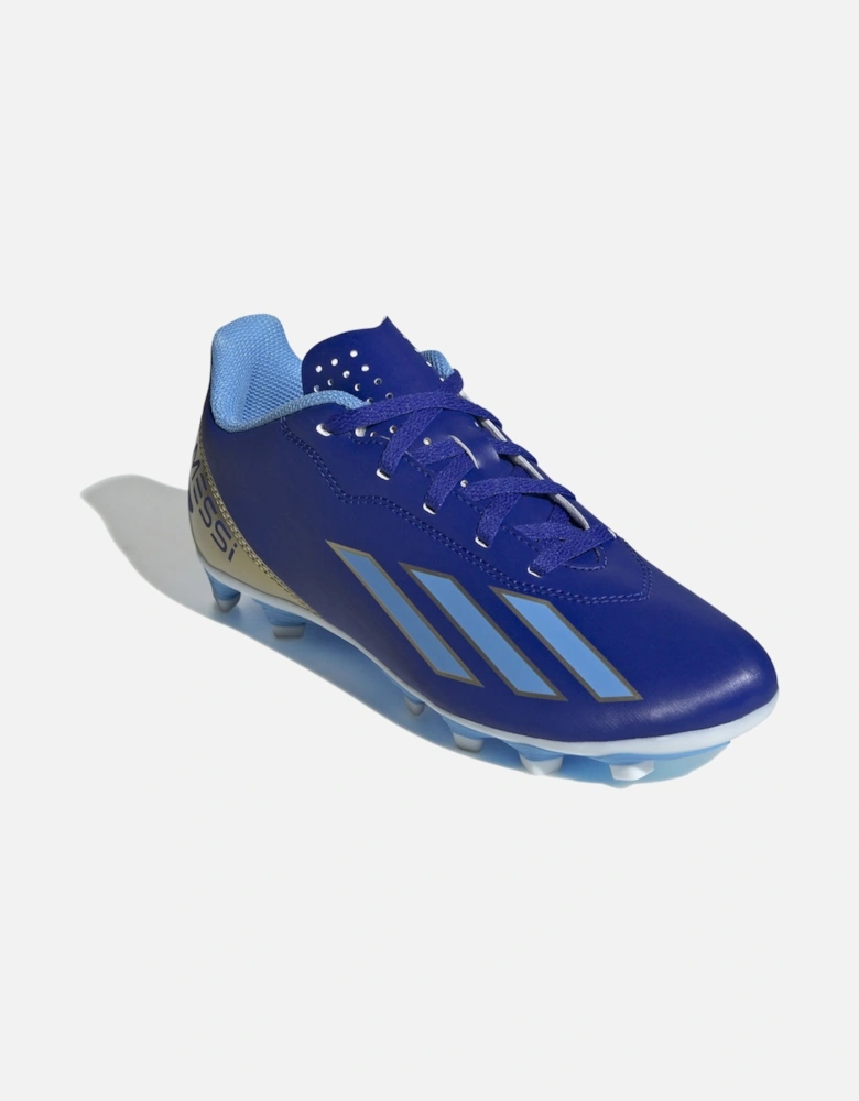 Juniors Messi X CrazyFast Club FXG Football Boots (Blue)