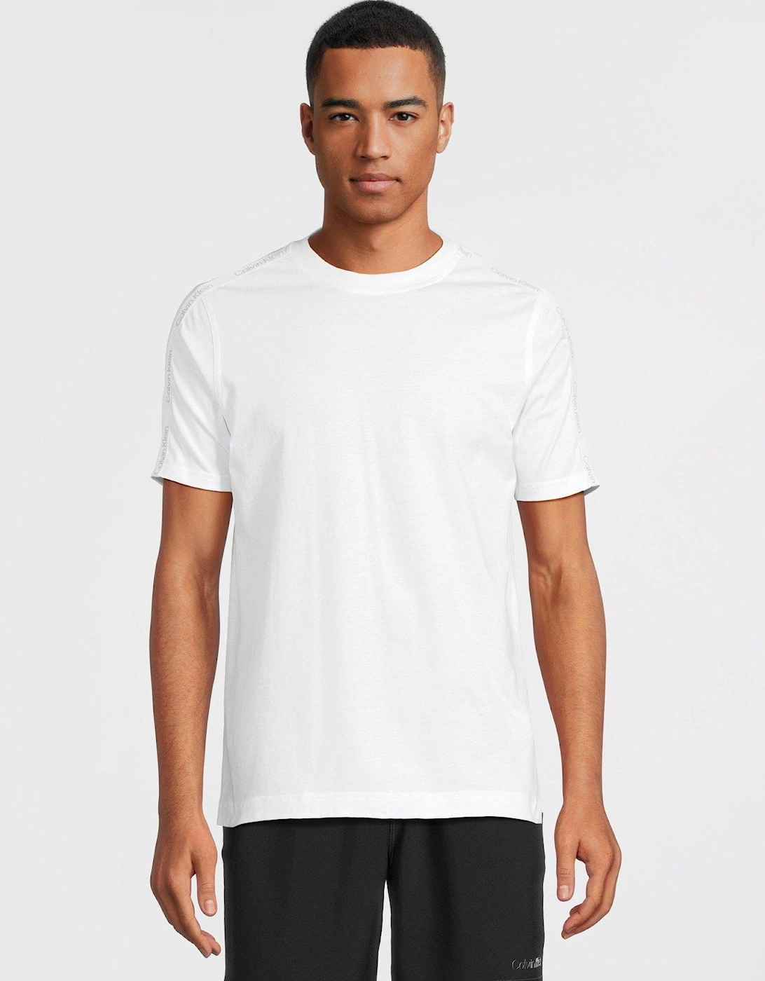CK Sport Tape Logo Short Sleeve T-shirt - White, 3 of 2