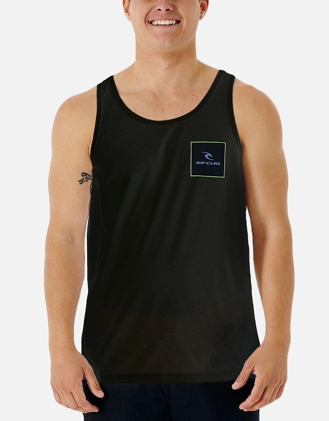 Rip Curl Mens Corp Icon Crew Neck Tank, 9 of 8