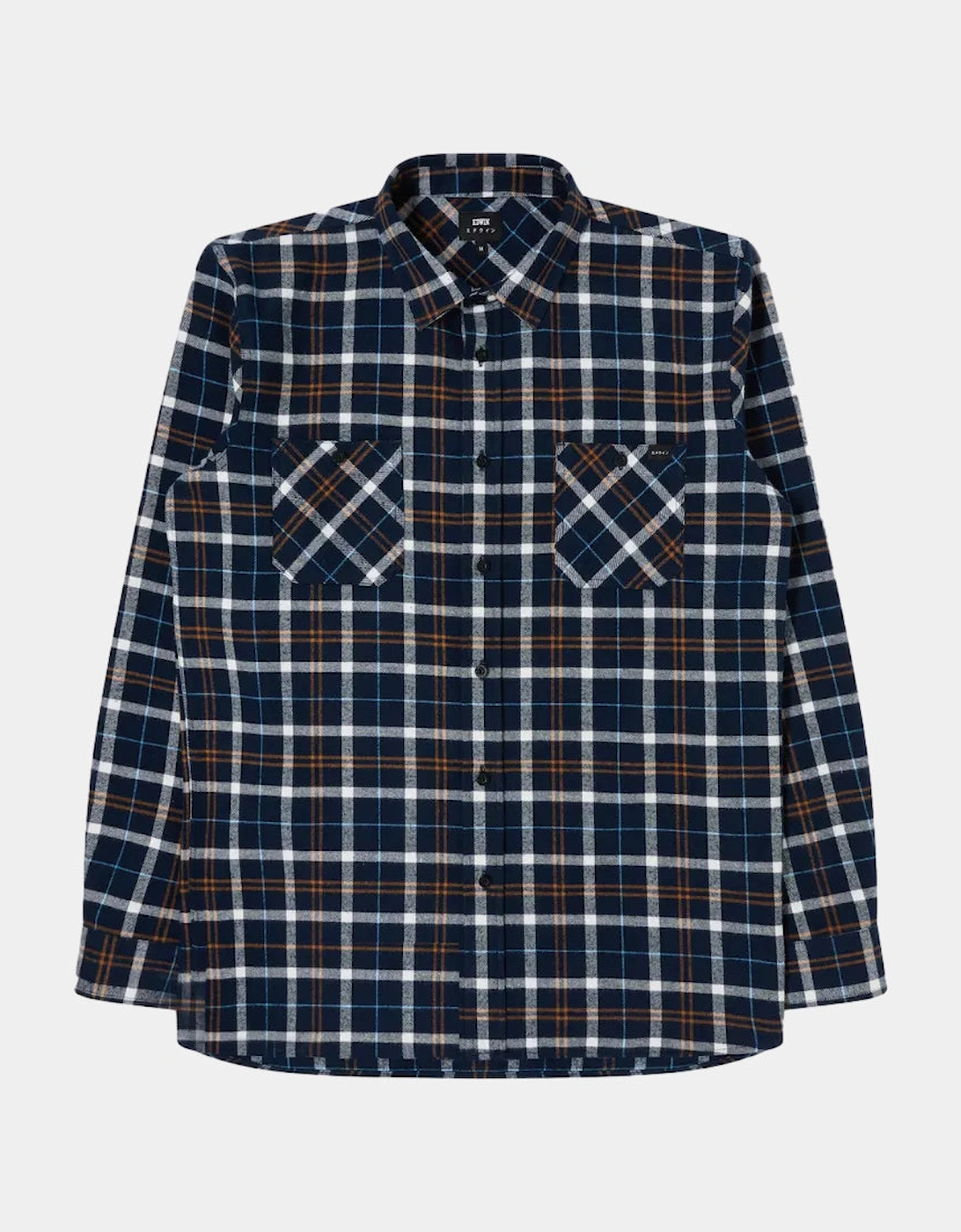 Labour Flannel Shirt - Navy/Blue, 5 of 4