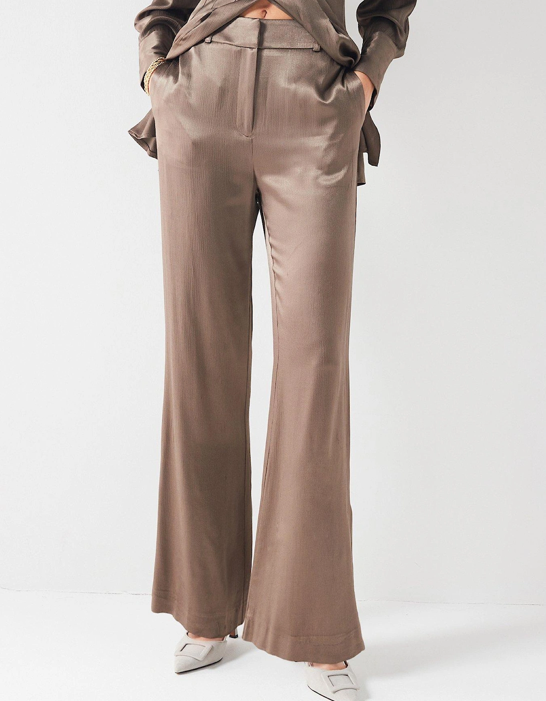 Co Ord Textured Trouser - Green, 6 of 5