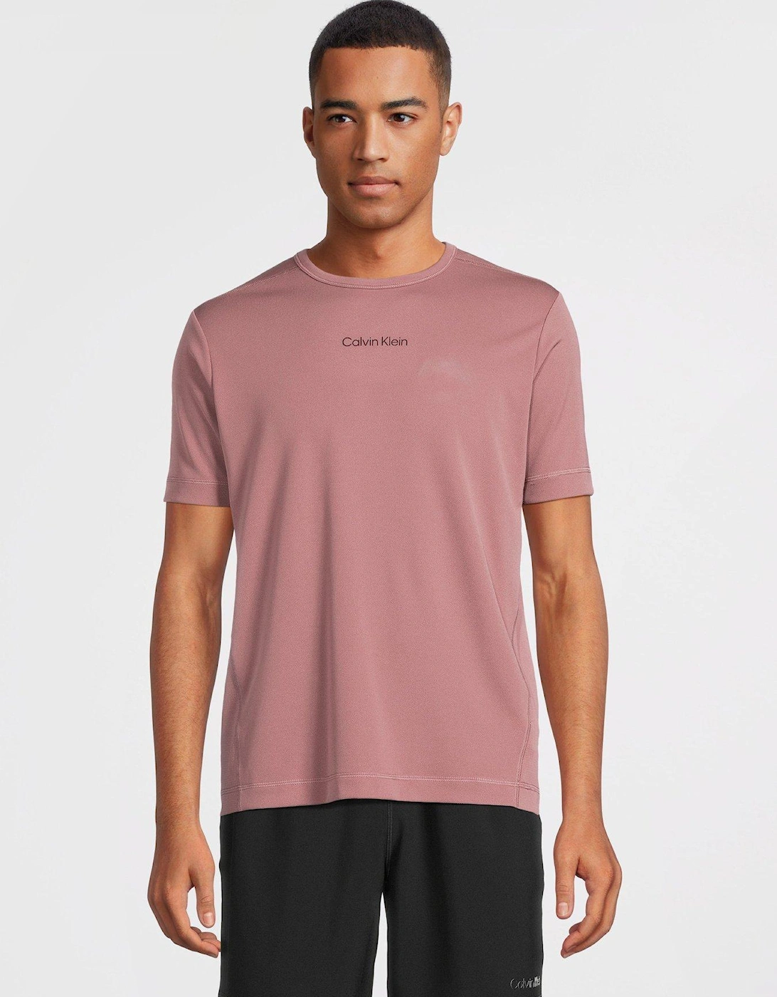 CK Sport Short Sleeve T-shirt - Dark Pink , 6 of 5
