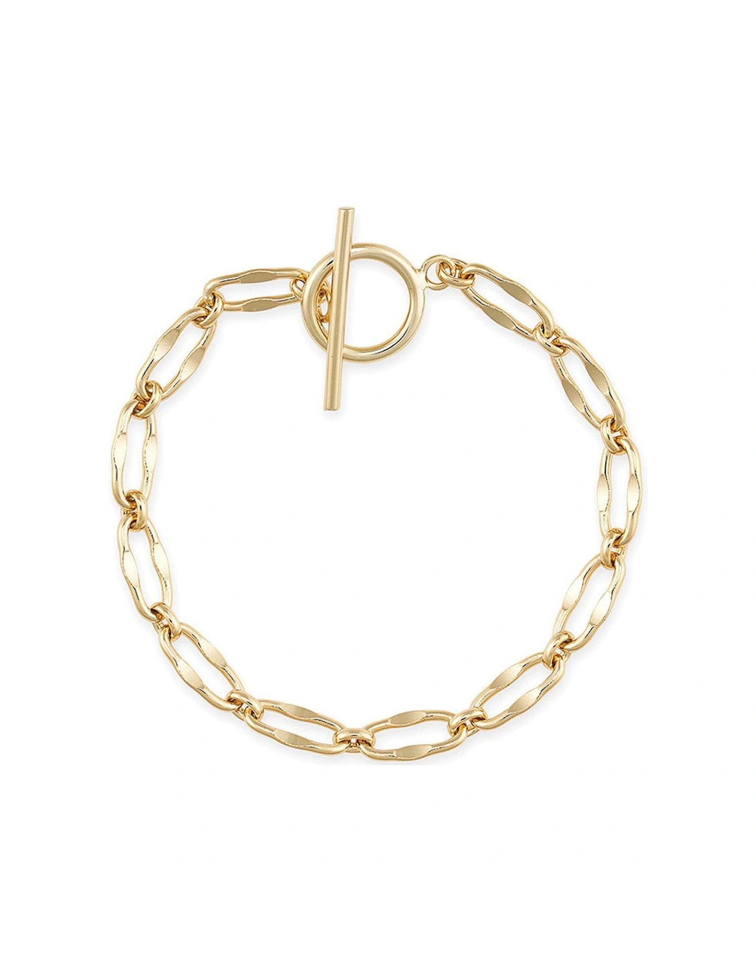 Chunky 14K Gold Chain Bracelet - Gold, 2 of 1