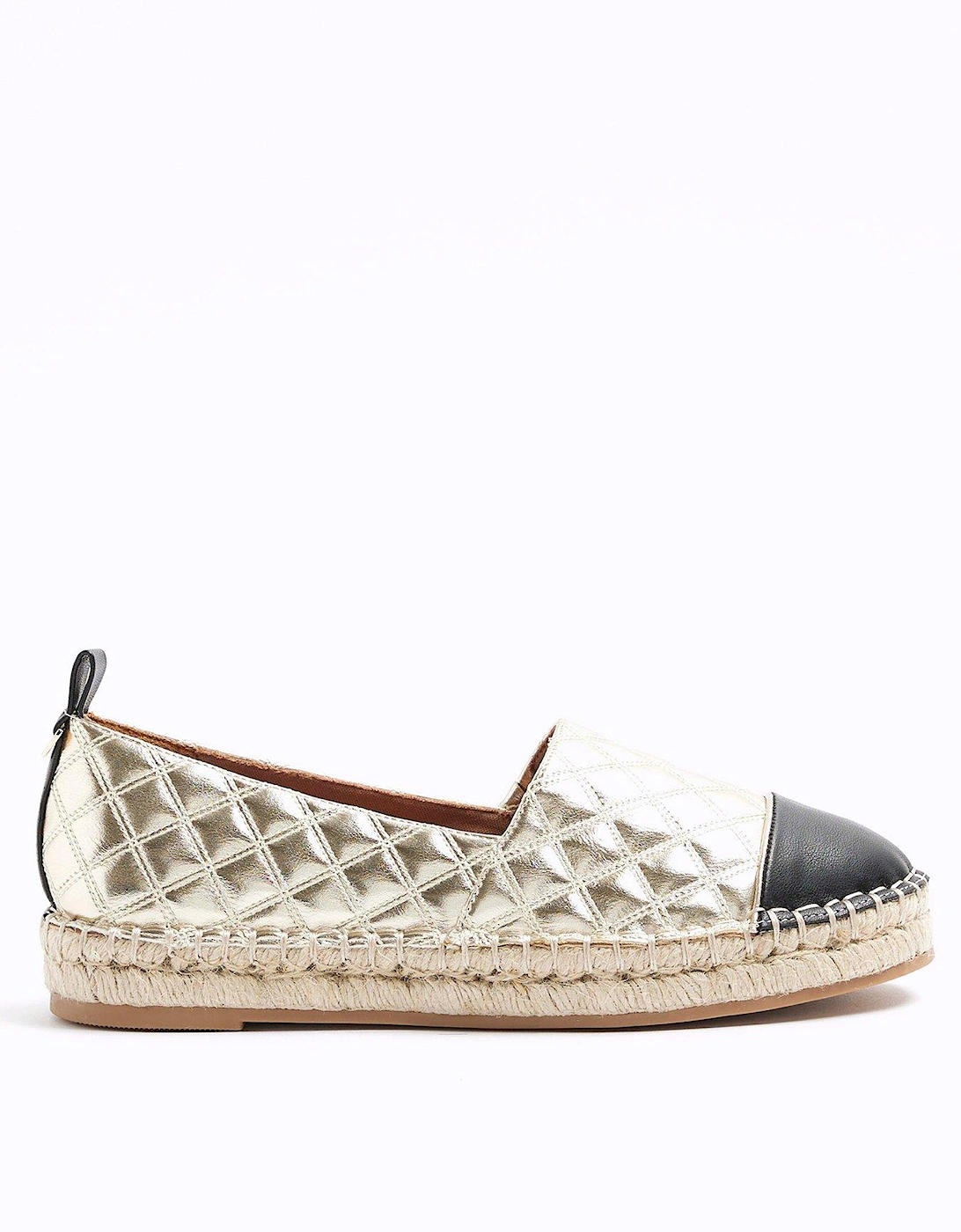 Quilted Espadrille - Gold, 2 of 1