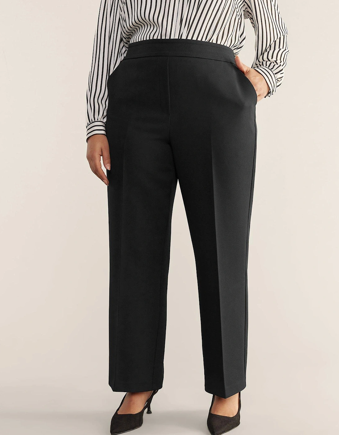 Wide Leg Trouser Black, 2 of 1