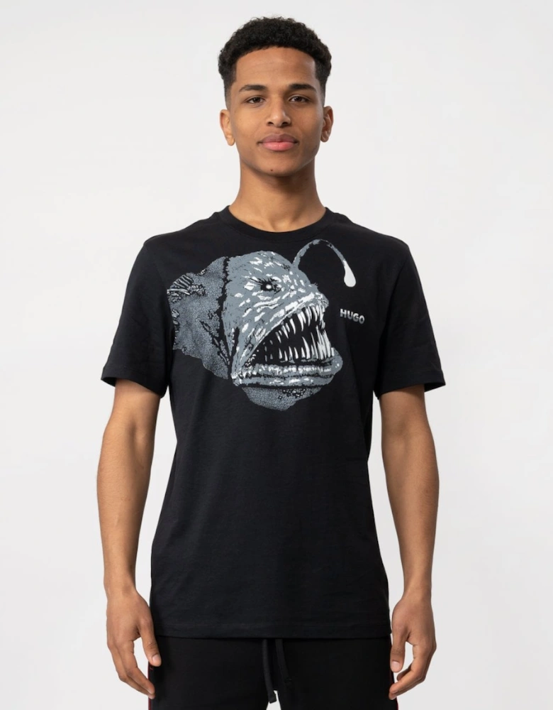 Dibeach Mens Graphic Print T-Shirt
