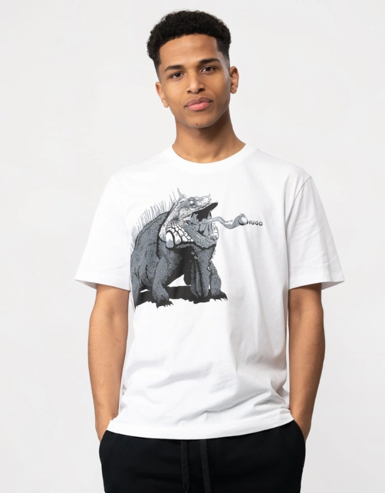 Dibeach Mens Graphic Print T-Shirt
