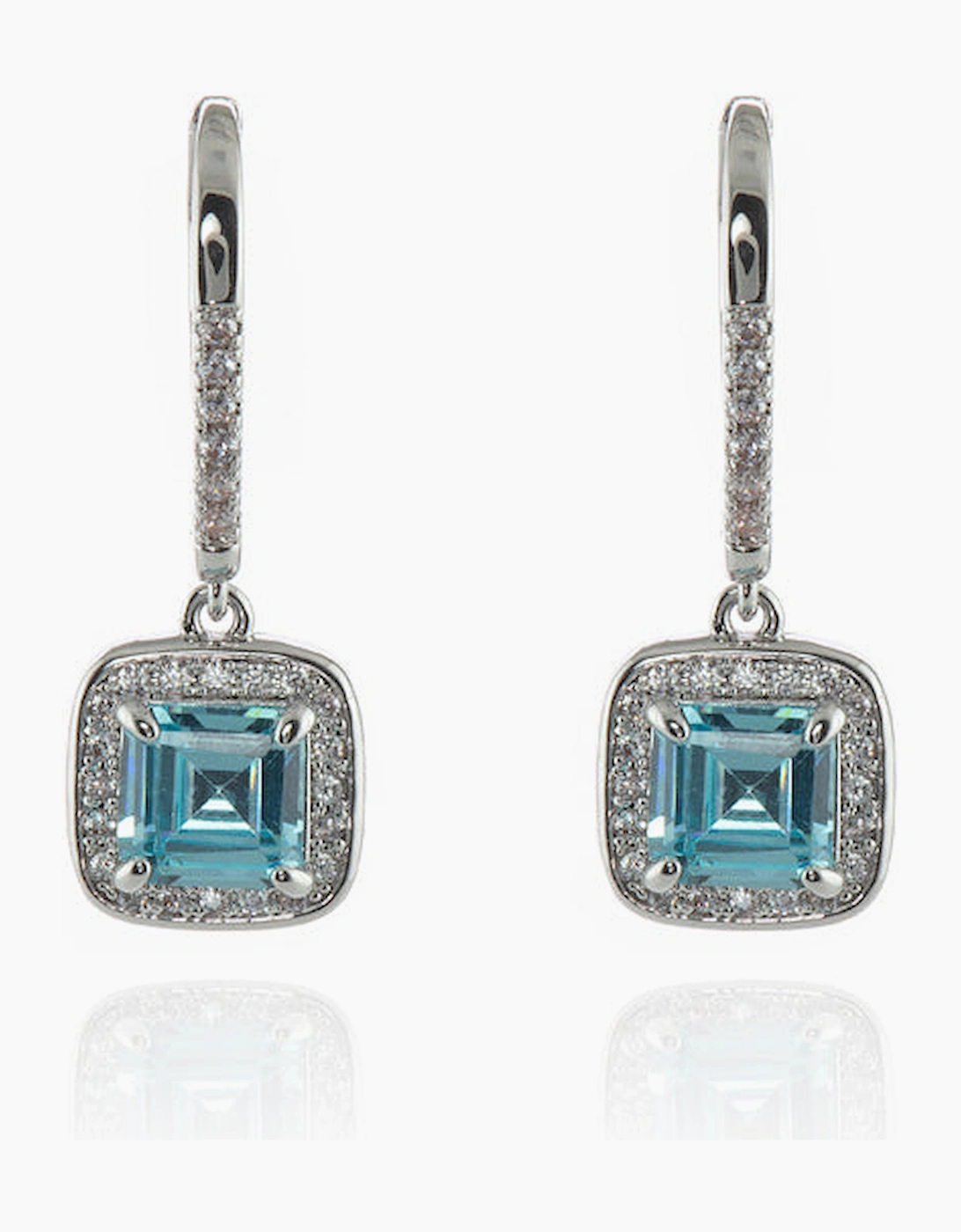Cachet London Women's Aqua Cachet Idola Earrings Cz In - Image 2