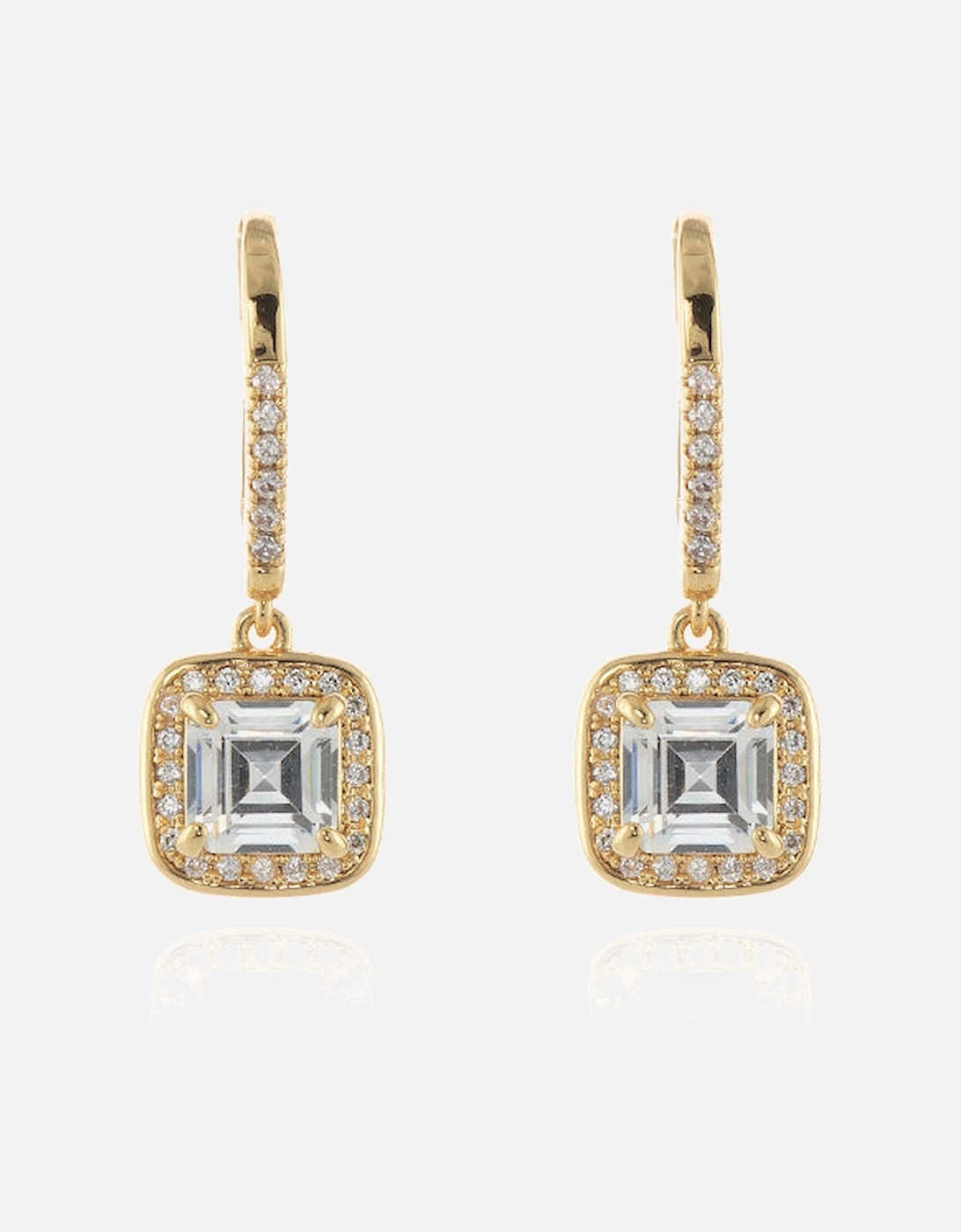 Cachet Idola Earrings CZ Gold Plated, 4 of 3