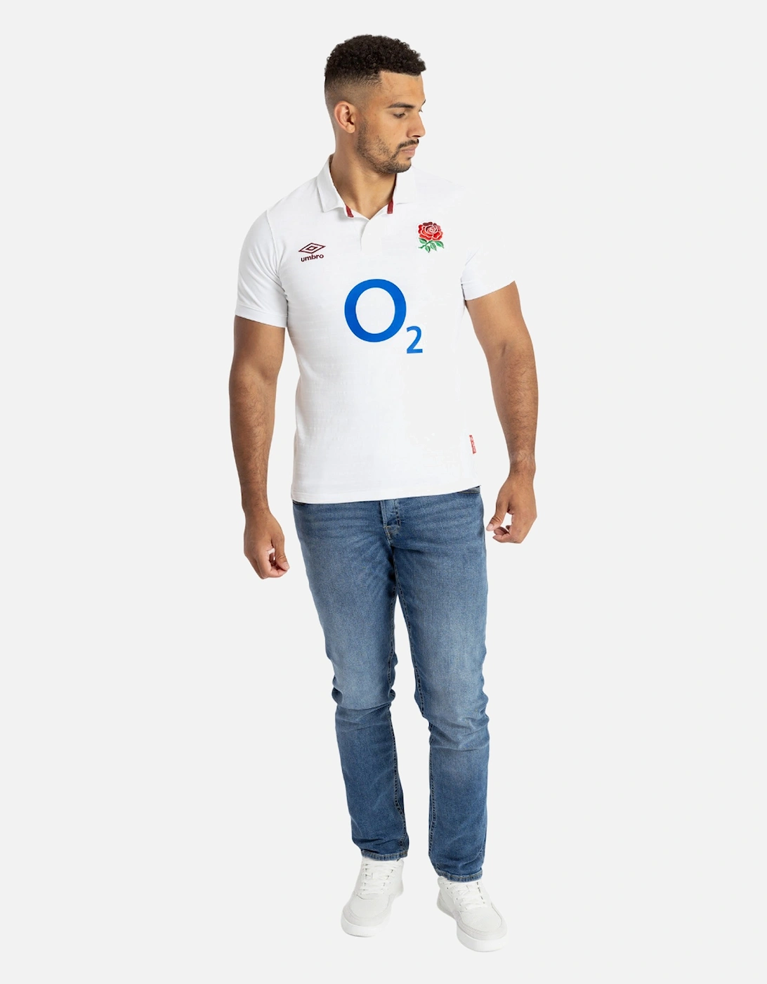 Mens 23/24 England Rugby Home Jersey