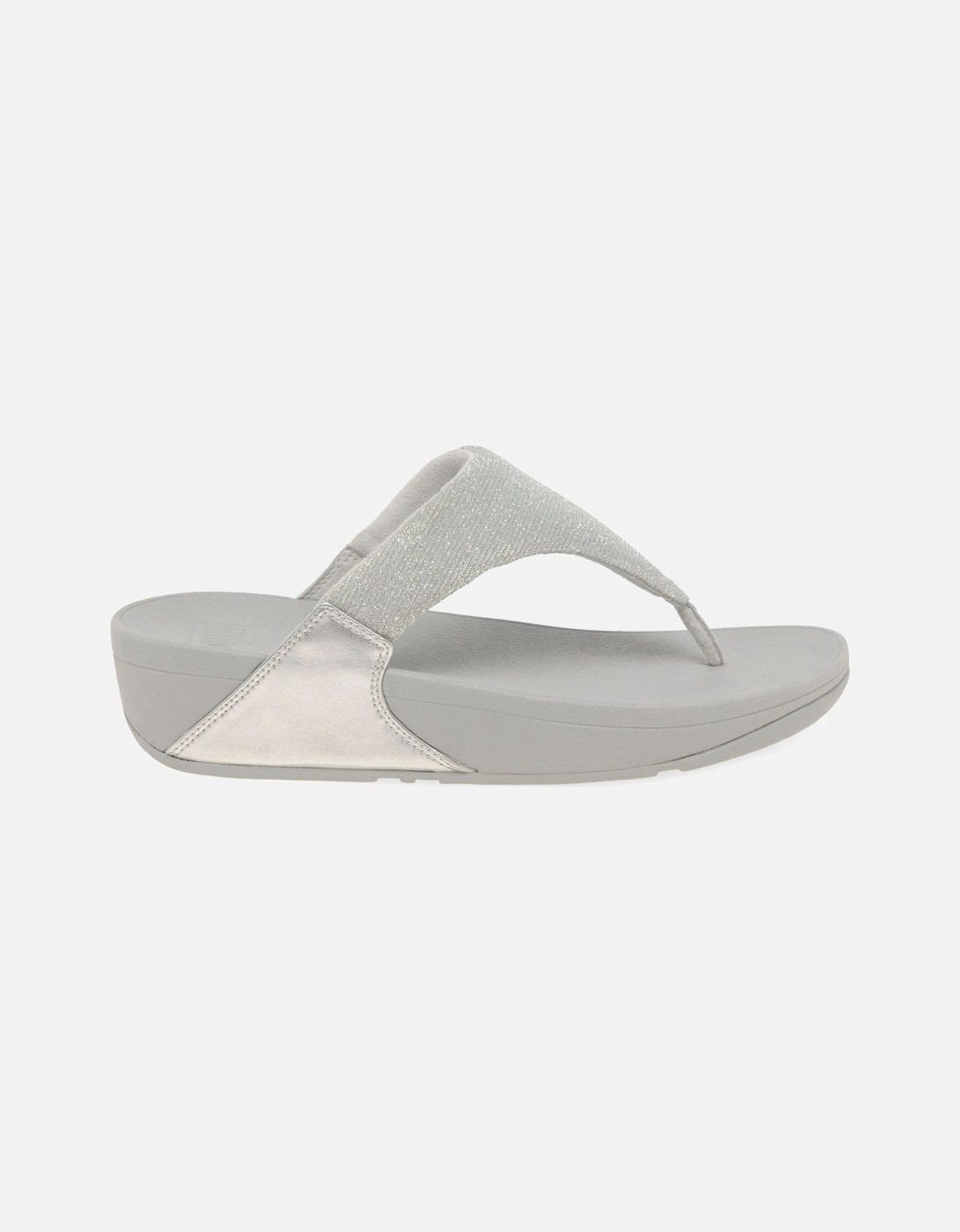 Lulu Shimmerlux Womens Toe Post Sandals