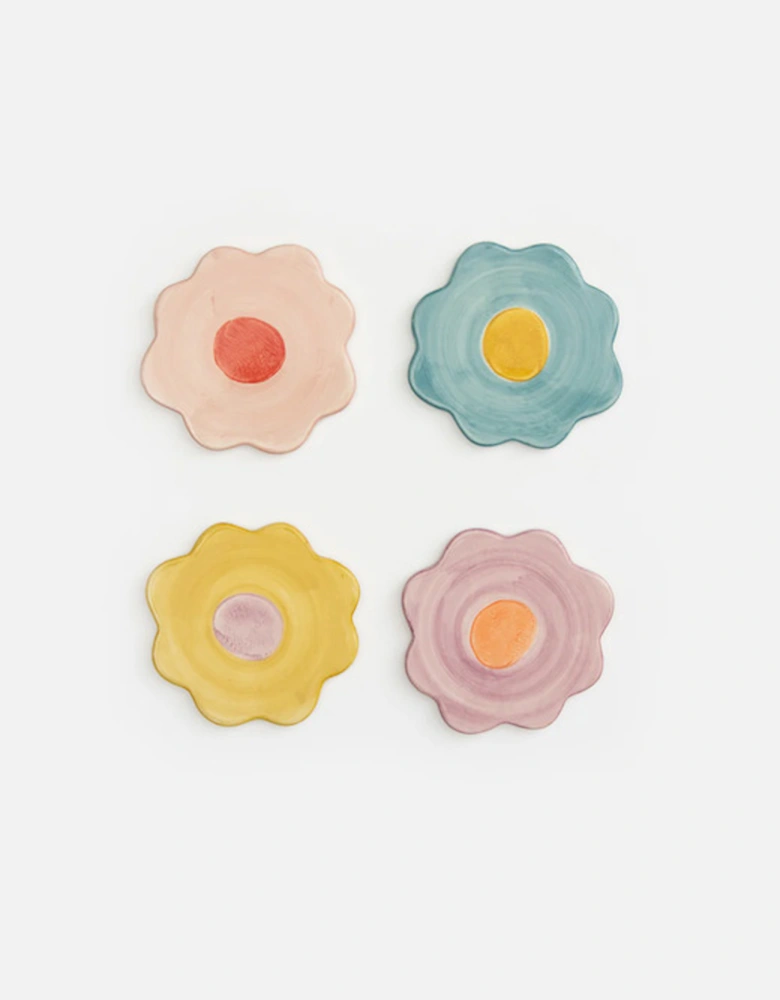 4 Floral Coasters