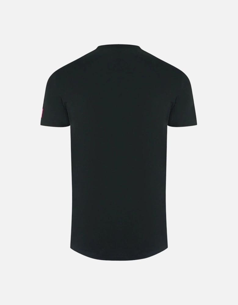 Scale Print Logo Black T-Shirt