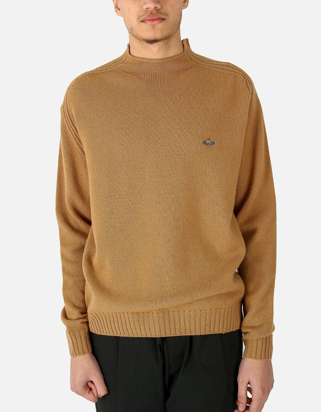 Fisherman Wool Cashmere Camel Knit, 5 of 4