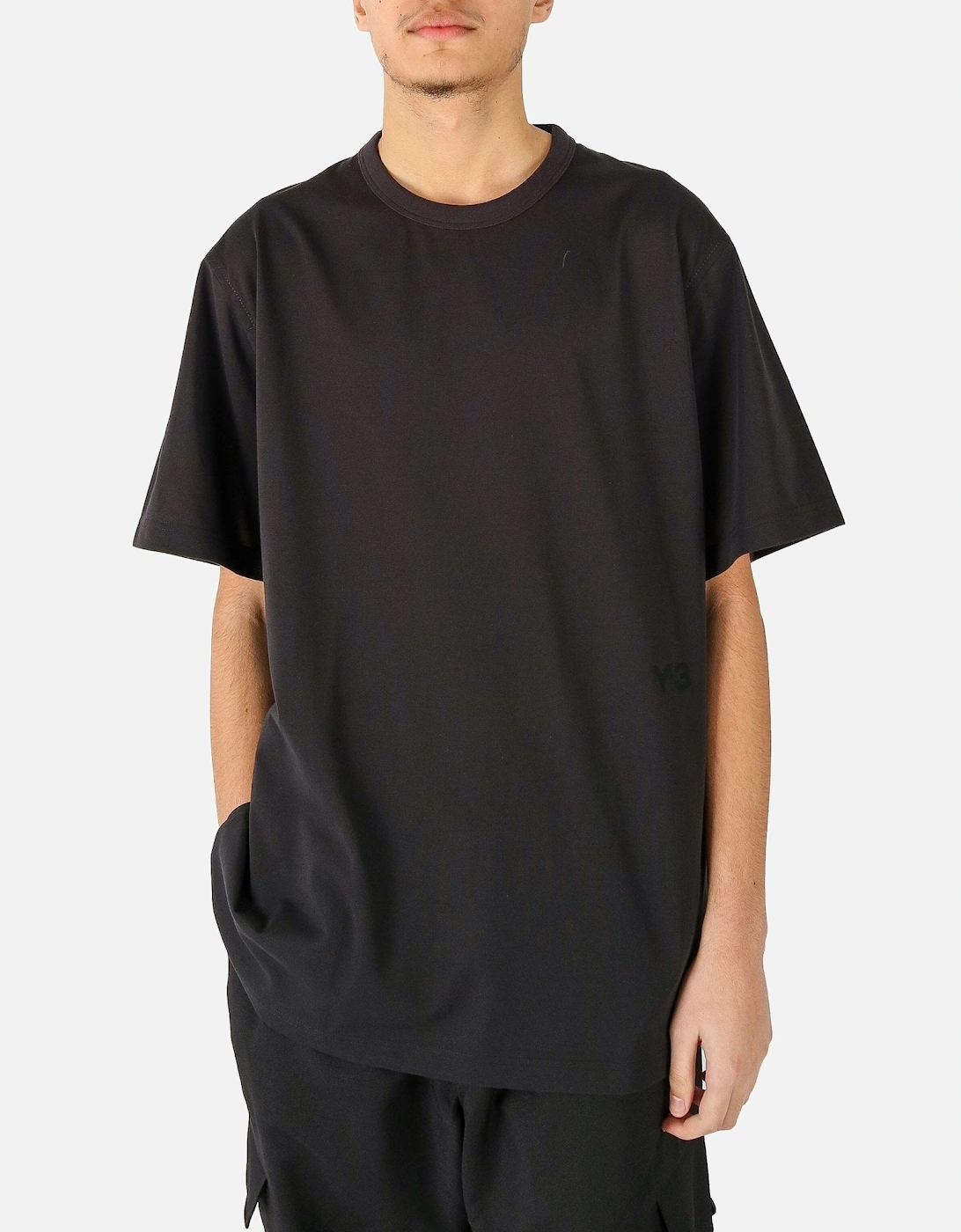 Prem Oversized Logo Black Tee, 5 of 4