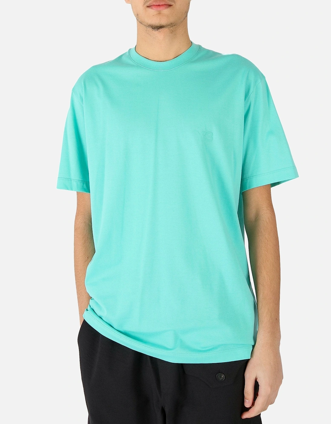 Relaxed Logo Turquoise Tee, 5 of 4