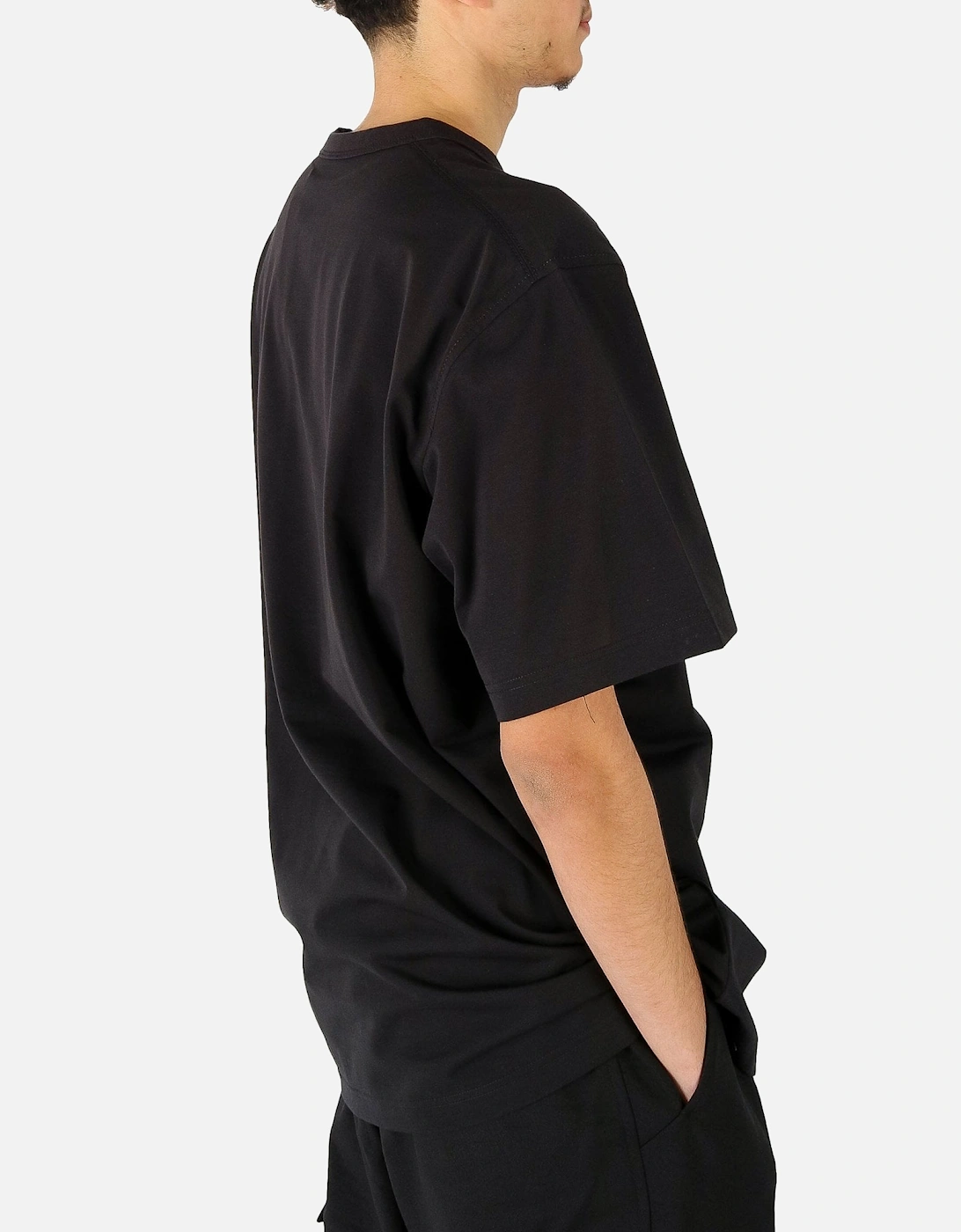 Prem Oversized Logo Black Tee