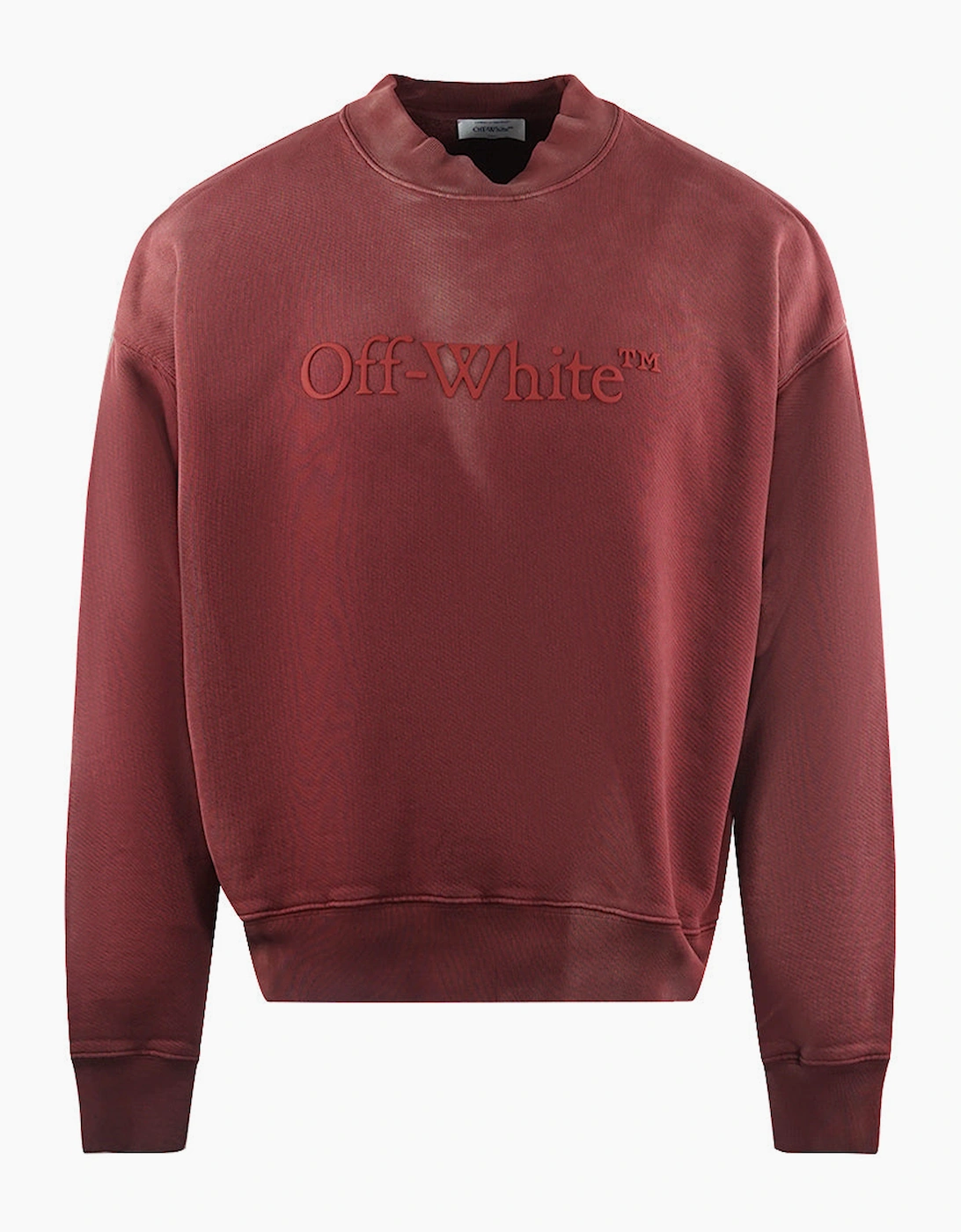 Men's Off-White Laundry Skate Fit Red Sweatshirt - Size: 38
