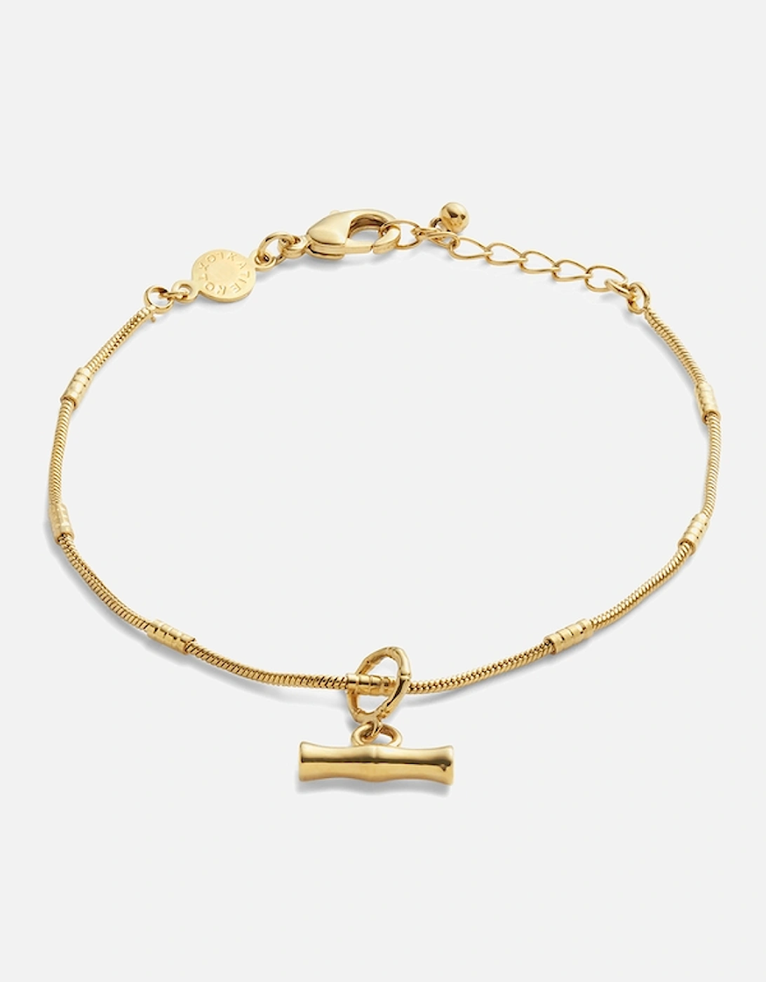 Bamboo 18-Karat Gold-Plated Bracelet, 2 of 1