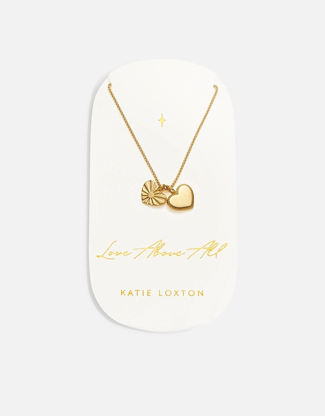 Love Above All Carded Charm 18-Karat Gold-Plated Necklace, 2 of 1