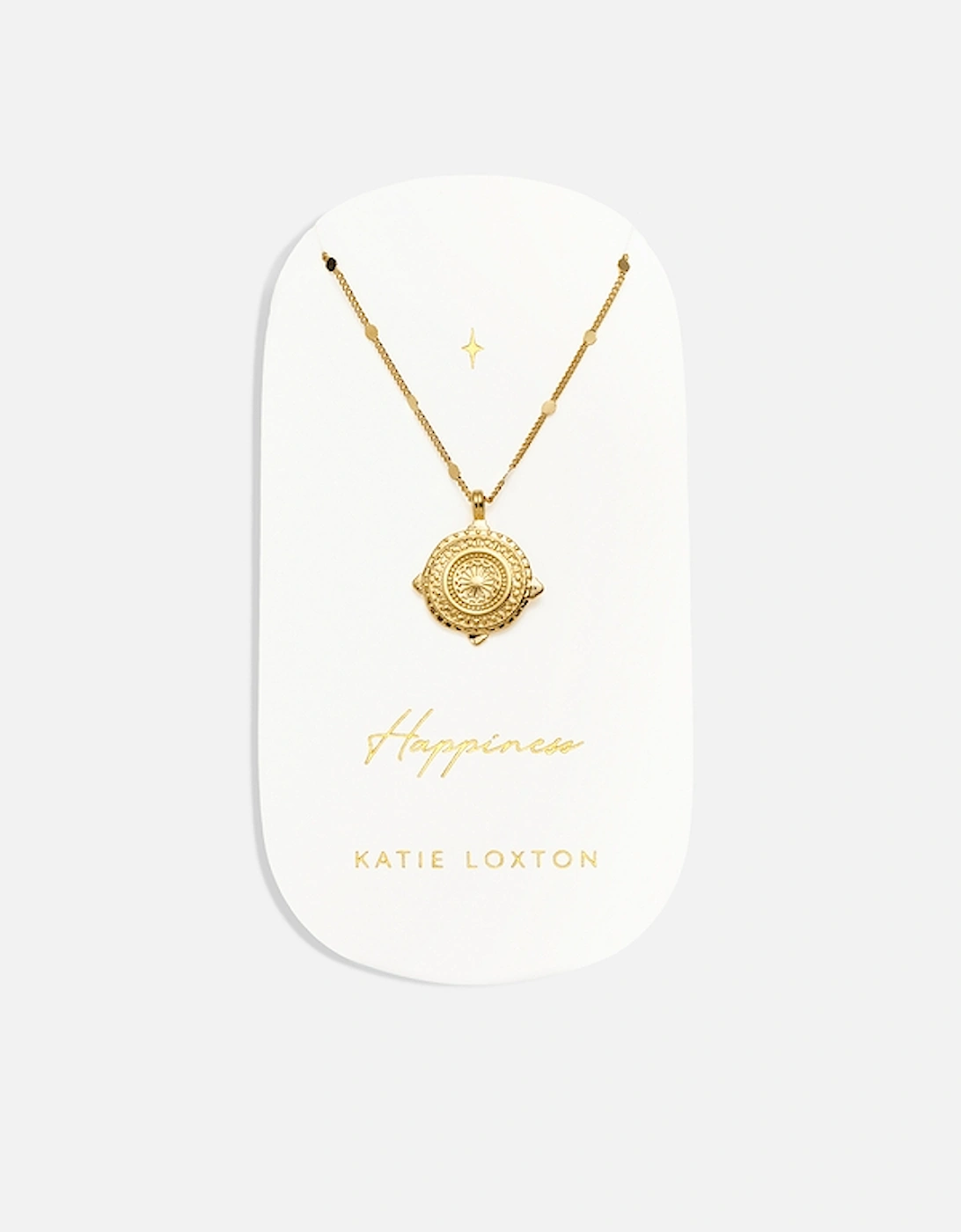 Happiness Coin 18-Karat Gold-Plated Necklace, 2 of 1
