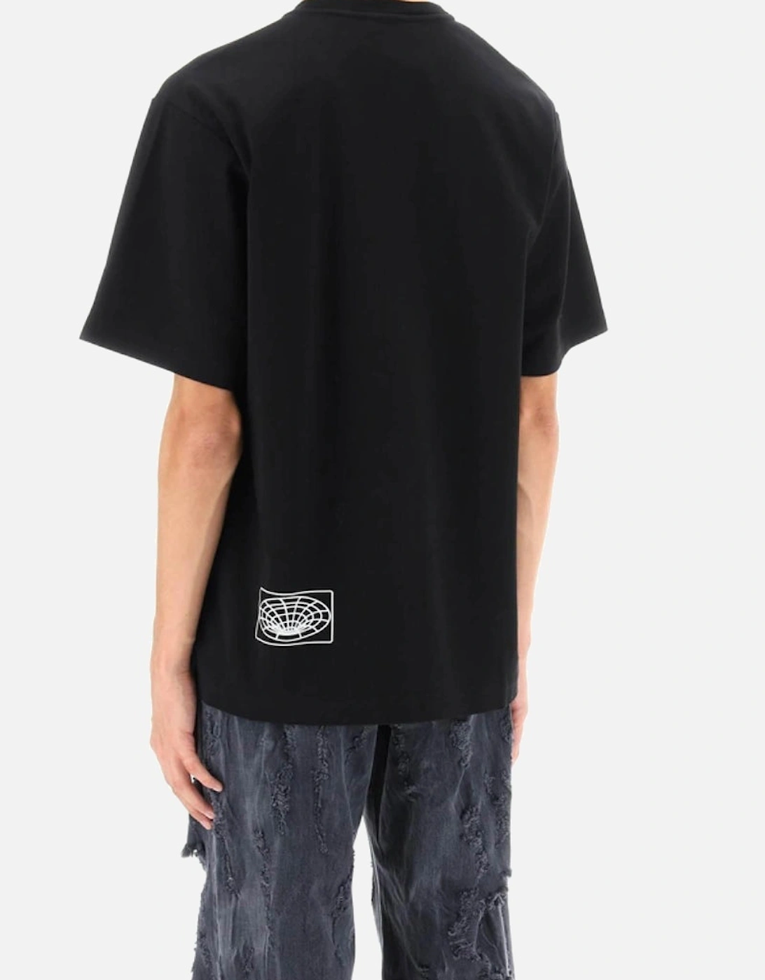 DG Logo Embroidery and Prints T-Shirt in Black