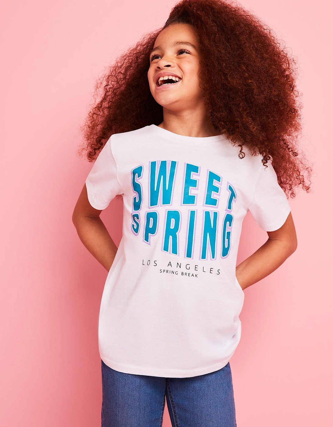 Girls Sweet Spring Short Sleeve T-shirt - Multi, 6 of 5