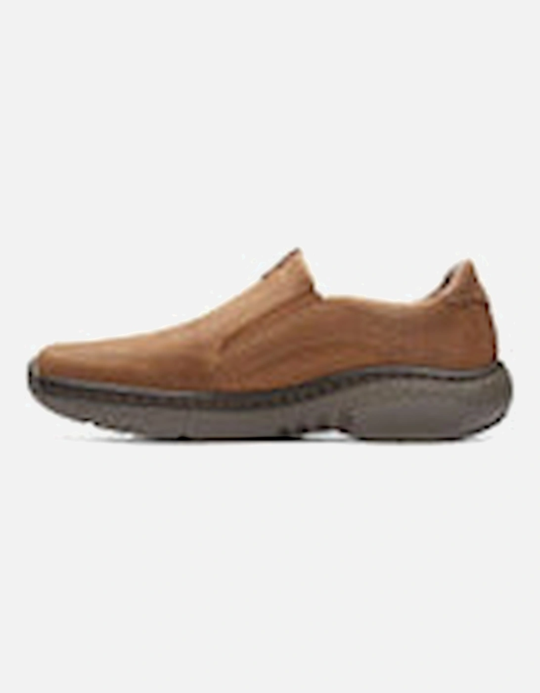 Mens slip on shoe Clarkspro Step in Beeswax Leather