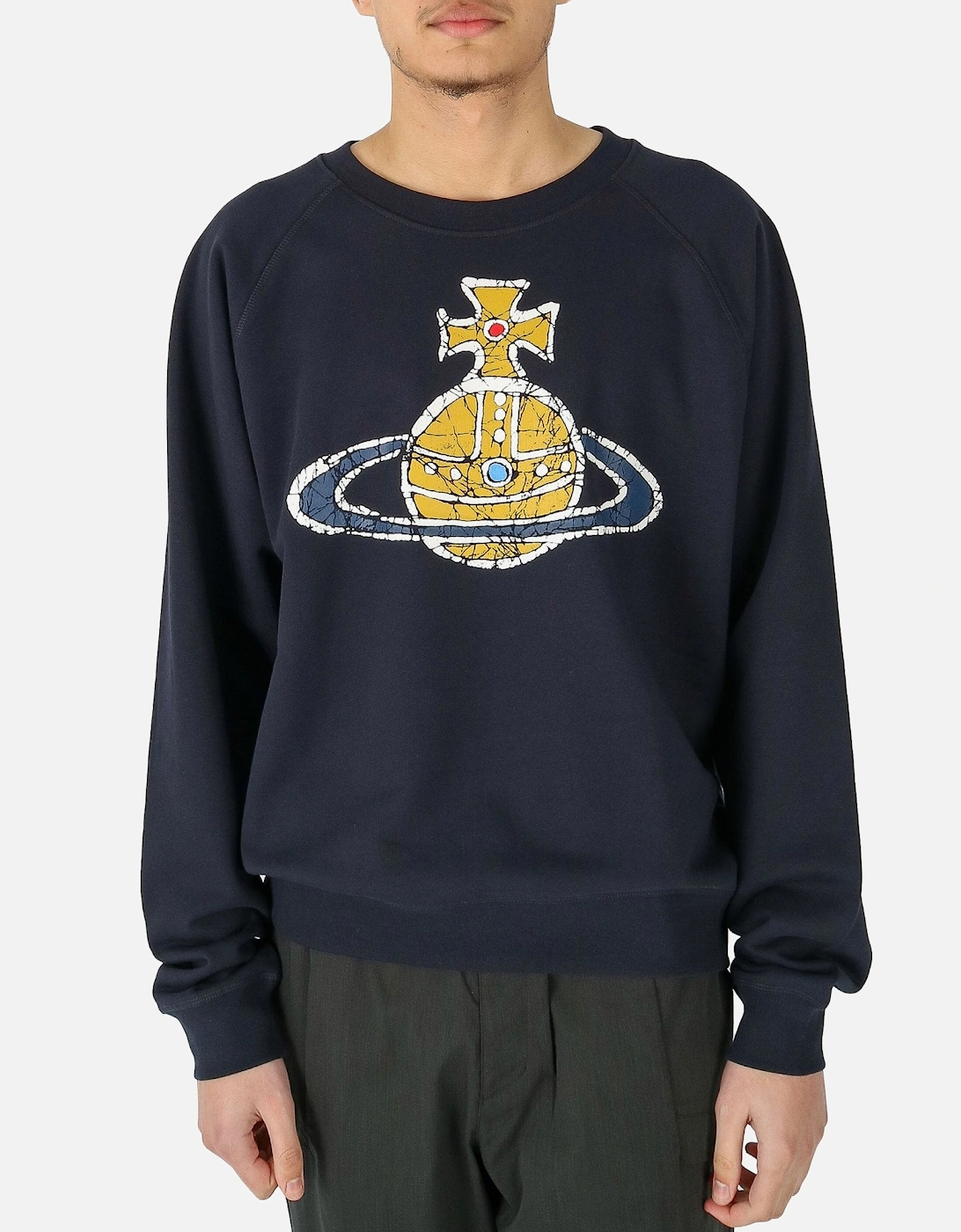Time Machine Navy Orb Print Sweatshirt, 5 of 4