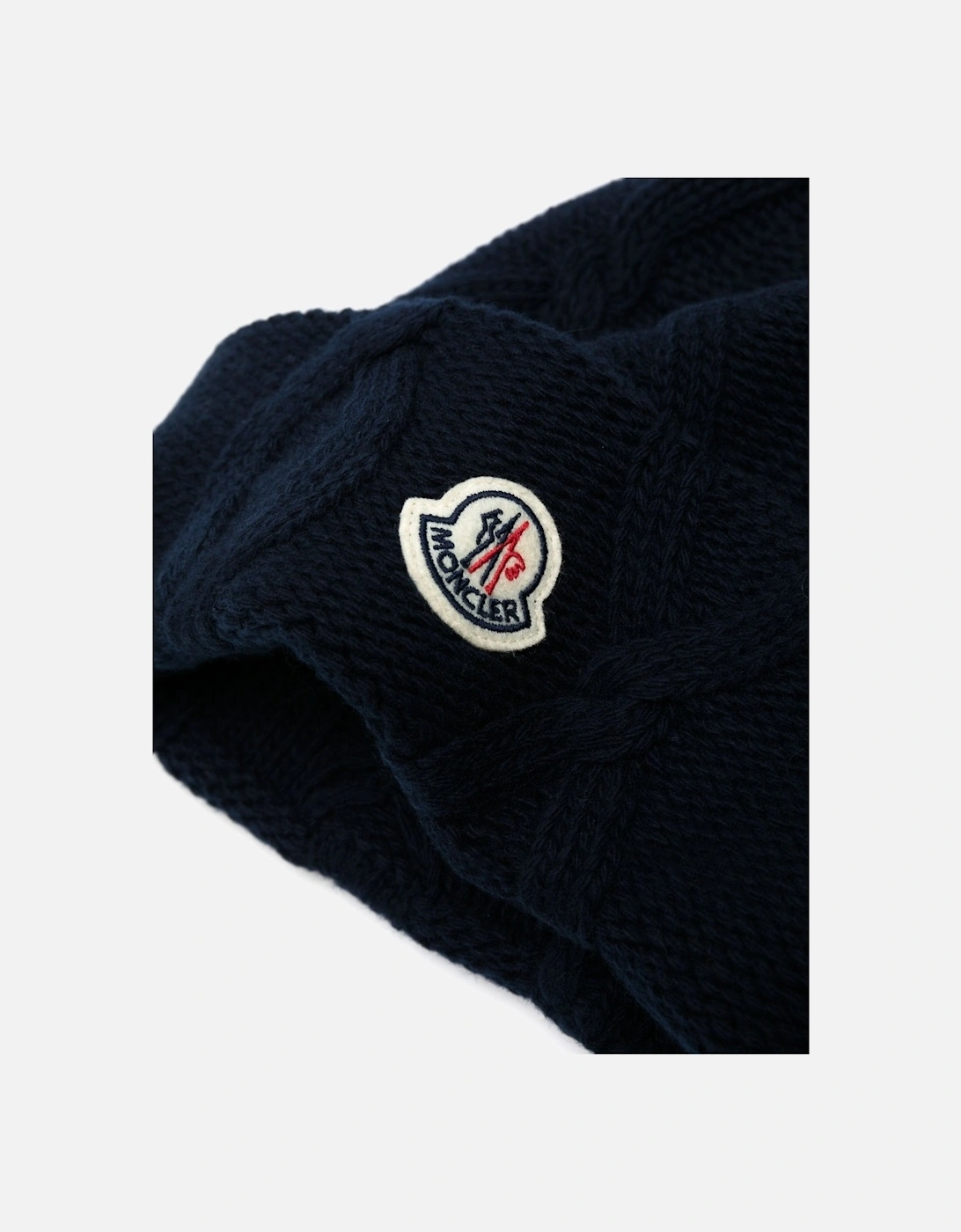 Wool Fold Beanie Navy